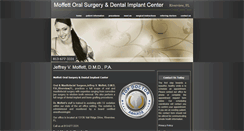 Desktop Screenshot of moffettoralsurgery.com